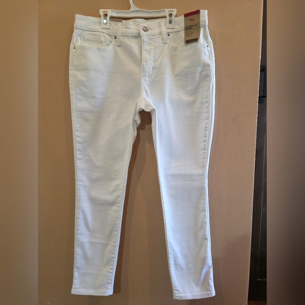 Levi's Women's White 311 Shaping Skinny Jeans Size 32x28 - Picture 3 of 12